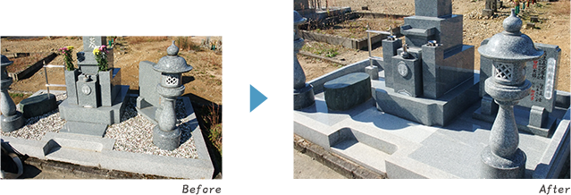 板石張り仕上げ